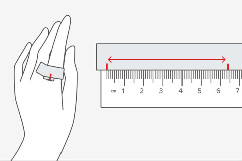Jak změřit velikost prstenu - Návod a tabulka
